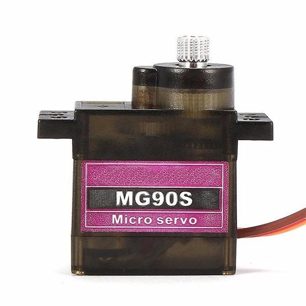 MG90S Metal Gear RC Micro Servo 13.4g for ZOHD Volantex Airplane RC Helicopter Car Boat Model - MRSLM