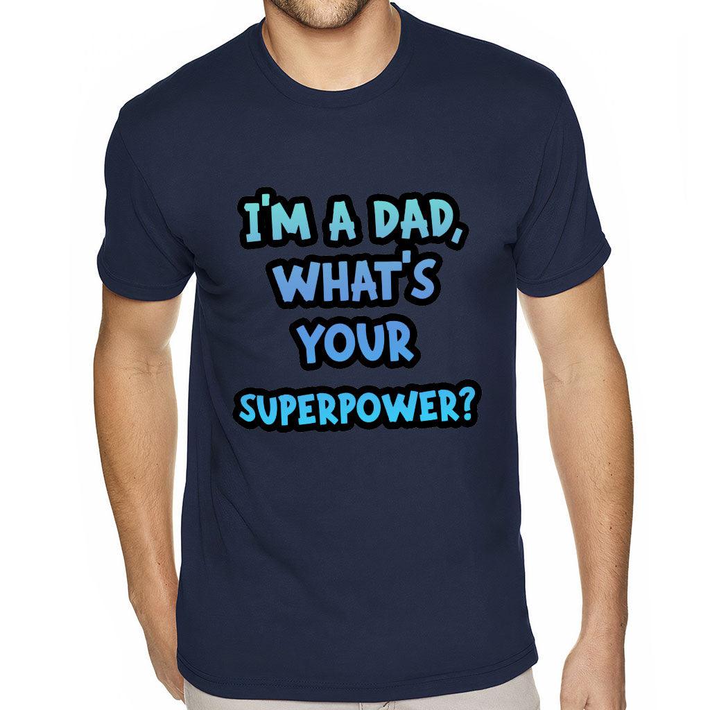 Dad Design Sueded T-Shirt - Trendy T-Shirt - Printed Sueded Tee - MRSLM