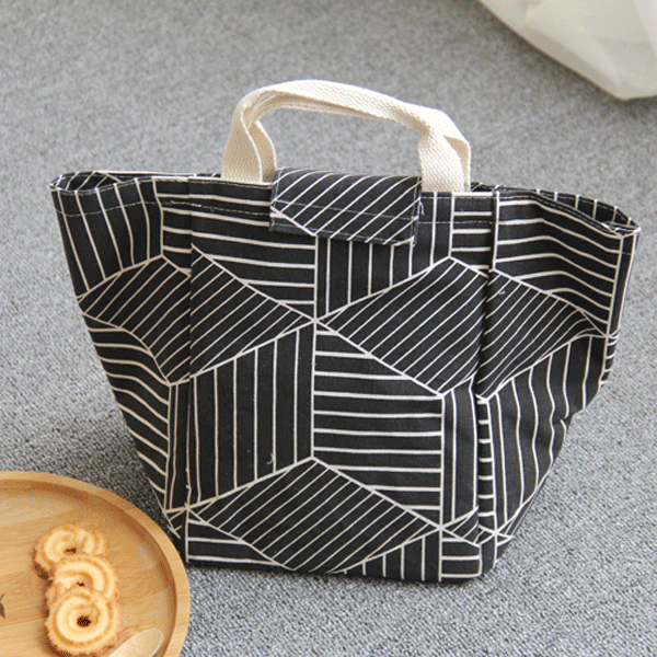 KC-CB06 Woman Hand-held Lunch Tote Bag Travel Picnic Cooler Insulated Handbag Lunch Bag - MRSLM