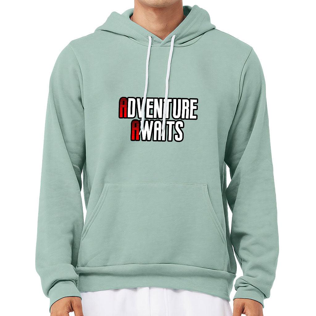 Adventure Awaits Sponge Fleece Hoodie - Inspirational Hoodie - Cool Hooded Sweatshirt - MRSLM