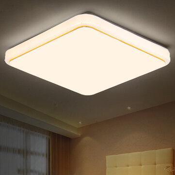 AC85V-265V 12W 24W Square LED Ceiling Light Chandeliers Flush Mount Lamp for Home Living Room - MRSLM