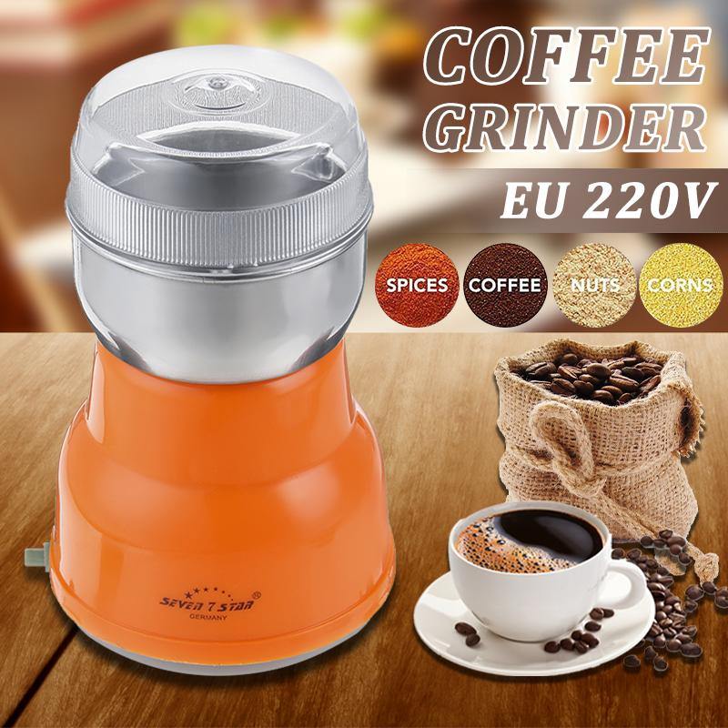 220V Power Electric Coffee Grinder Grinding Milling Bean Nut Spice Matte Blenderr - MRSLM
