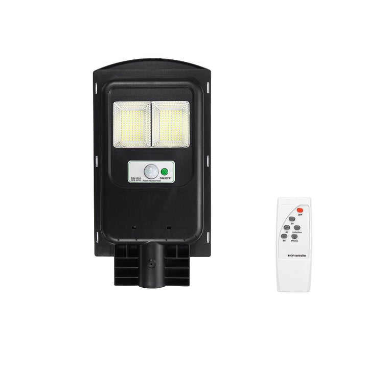 208/416/624/832 LED Solar Power Street Light PIR Motion Sensor Wall Lamp Remote - MRSLM