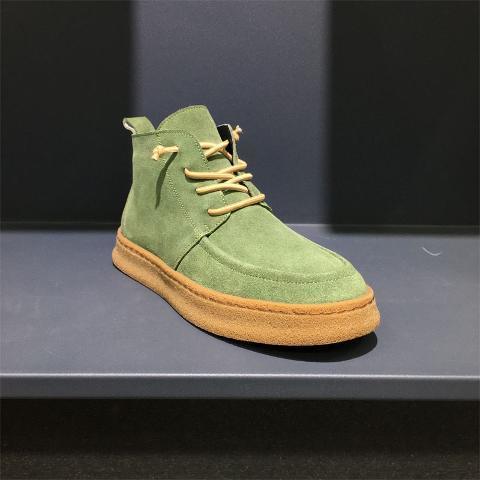 Trendy One-step Casual All-match High-top Thick Sole Shoes - MRSLM