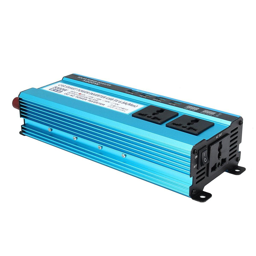 Solar Power Inverter 5000W Peak DC 12/24/48V To AC 220V Modified Sine Wave Converter - MRSLM