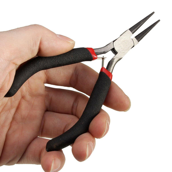 7Pcs Mini Beading Pliers Tools Round Flat Long Nose Multi Size Pliers Set - MRSLM