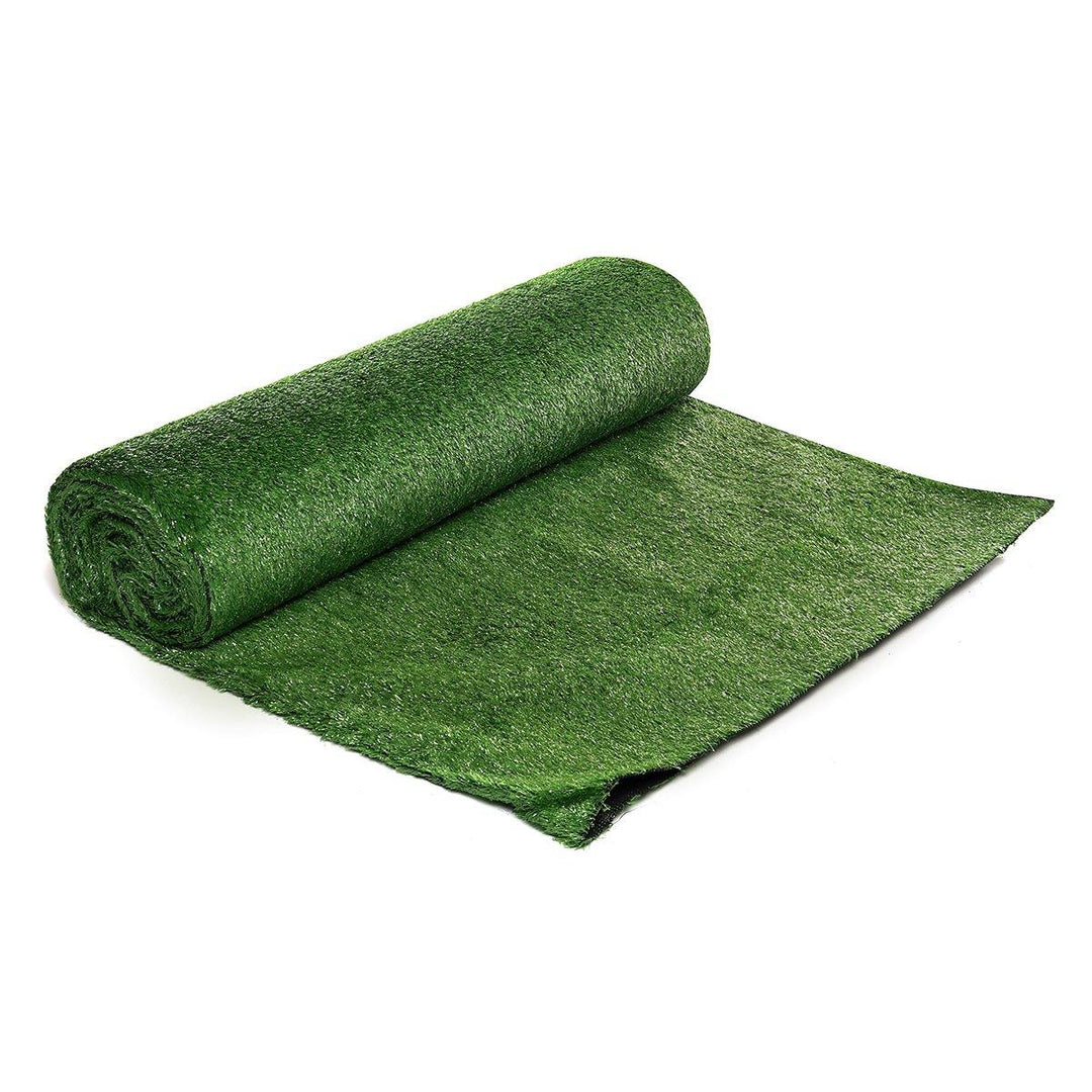 15mm Artificial Grass Mat Lawn Synthetic Green Yard Garden In/Outdoor - MRSLM