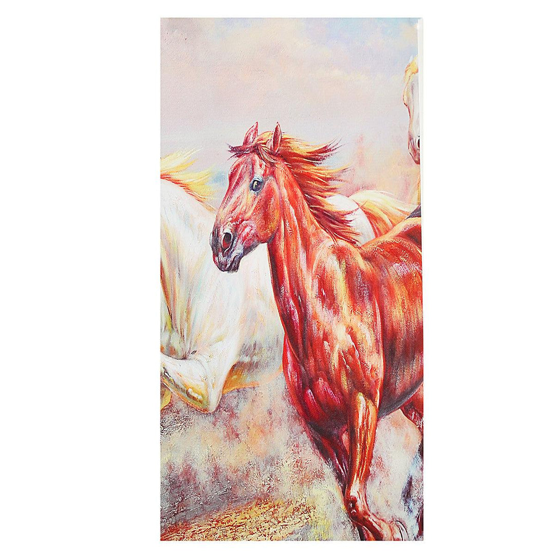 5 Panels Horses Modern Painting Wall Decoration Art Picture Hanging Drawing Living Bedroom Decoration no Frame - MRSLM