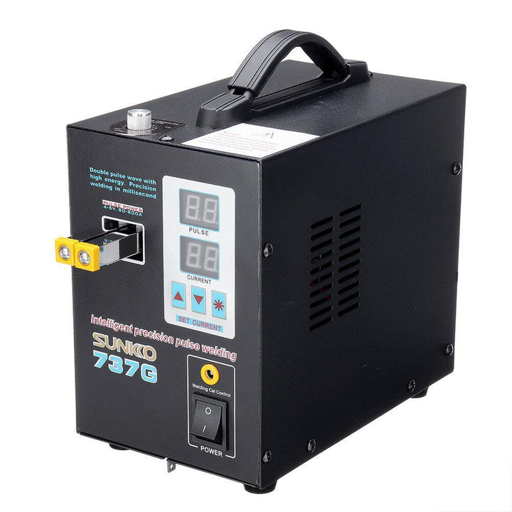 SUNKKO 737G 220V Battery Spot Welder Hand Held Welding Machine with Pulse & Current Display - MRSLM