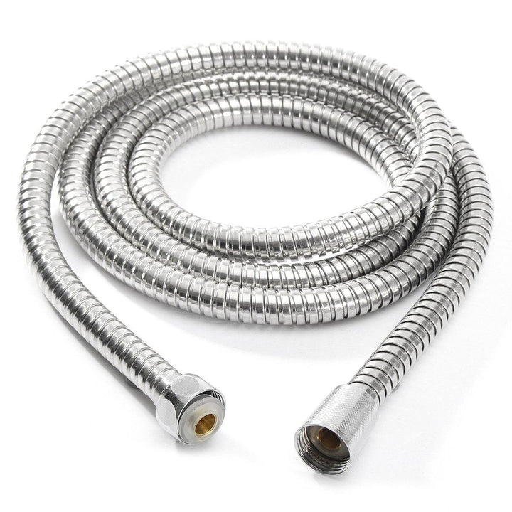 1m/1.5m/2m Stainless Steel Bathroom Flexible Shower Hose Water Head Pipe G1/2 Thread Interface - MRSLM