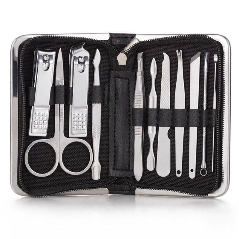 11/26 Pcs Nail Clipper Manicure Set Stainless Steel Nail Cutter Scissor Cuticle Nipper Nail Tools Set - MRSLM