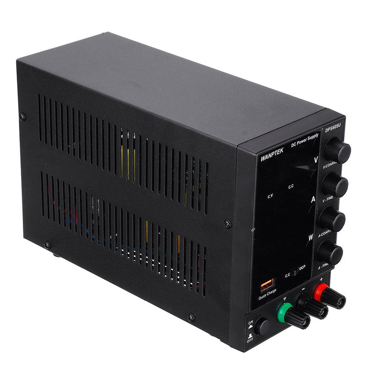 Wanptek DPS605U 110V/220V 4 Digits Display Adjustable DC Power Supply 0-60V 0-5A 300W USB Fast Charging Laboratory Switching Power Supply - MRSLM