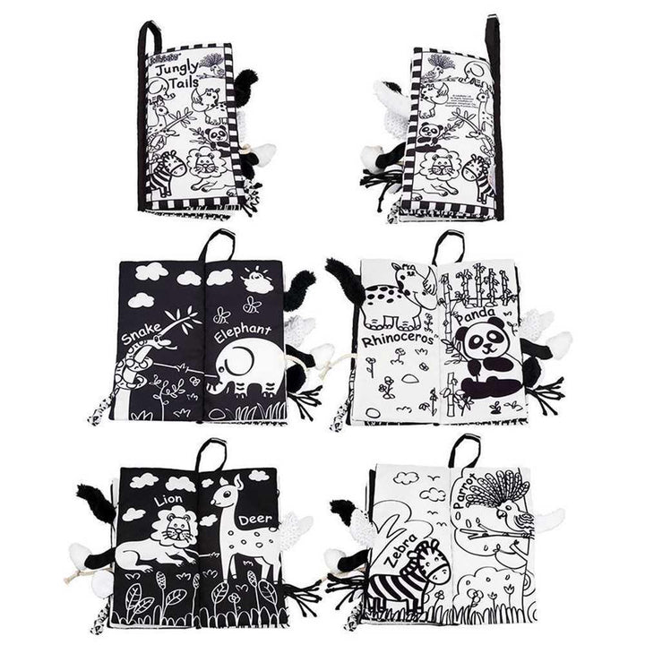 Black and White Soft Cloth Books for Babies - MRSLM