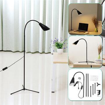 Adjustable LED Floor Lamp Light Standing Reading Home Office Dimmable Desk Table - MRSLM