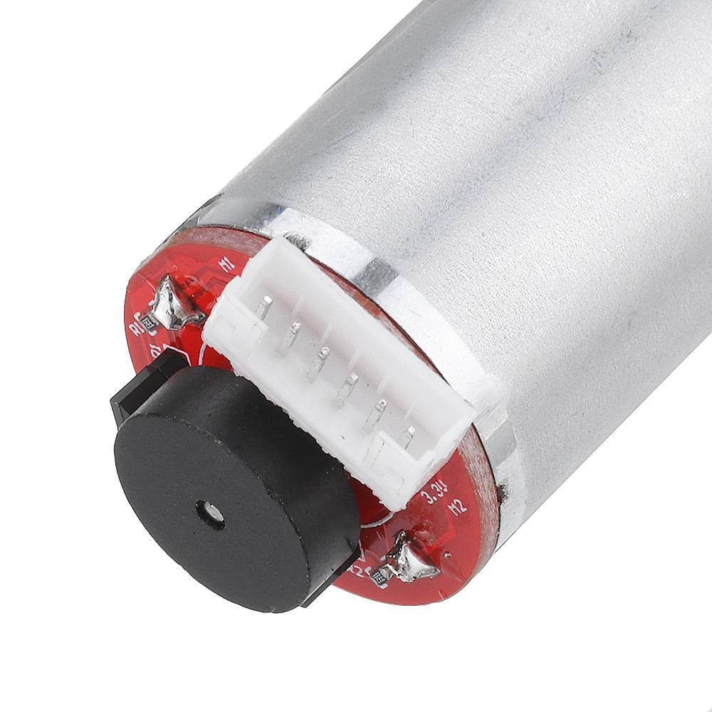 Machifit 25GA370 DC 12V Micro Gear Reduction Motor with Encoder Speed Dial Reducer - MRSLM