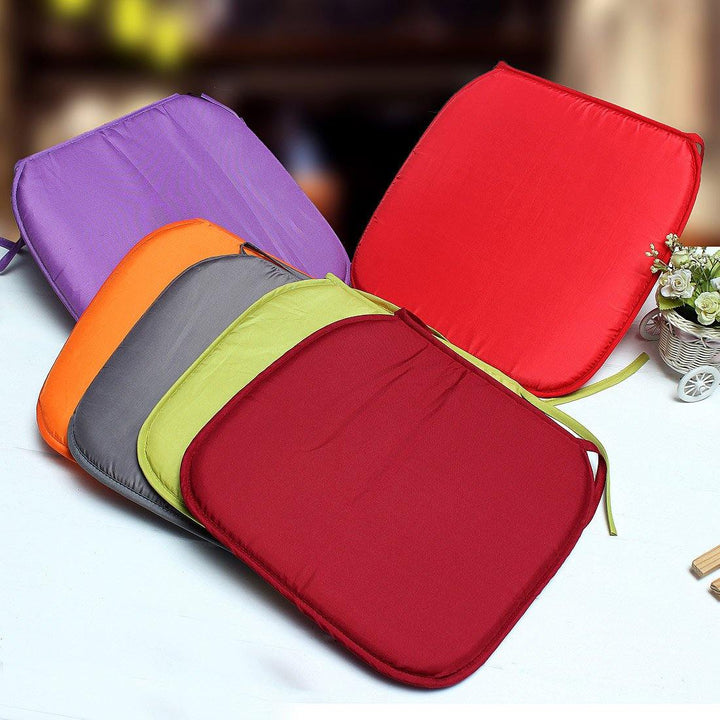 Pongee Colorful Square Cushion Home Car Chair Seat Pad Seat Cushion - MRSLM