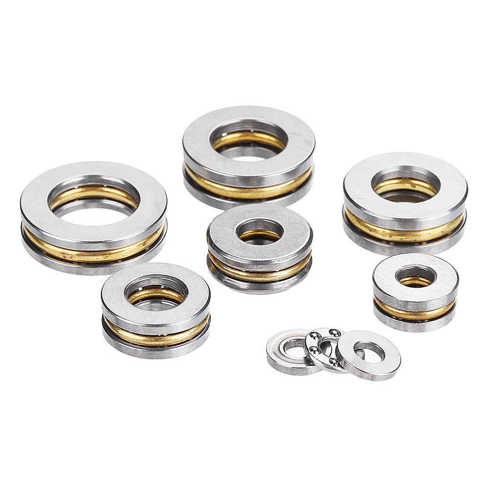 Machifit 5pcs Flat Thrust Ball Bearing ID. 2.5/3/4/6/7/8mm Mini Miniature Bearings F25-6 F3-8 F4-10 - MRSLM