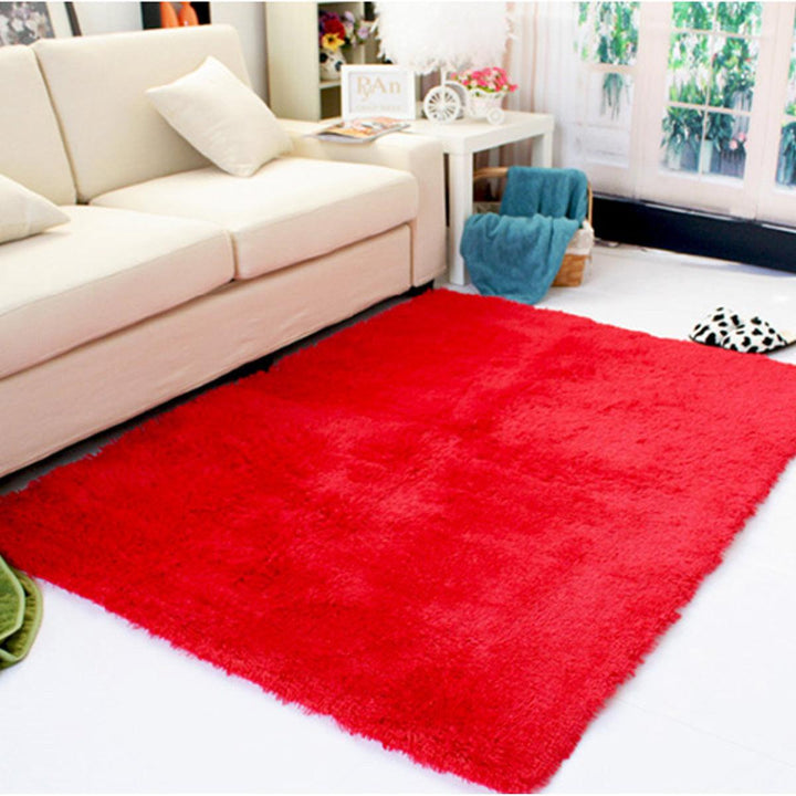 80X120CM Soft Fluffy Rugs Shaggy Area Rug Home Carpet Floor Mat Living Room Carpet Soft Cosy Bedside Floor Yoga Mats - MRSLM