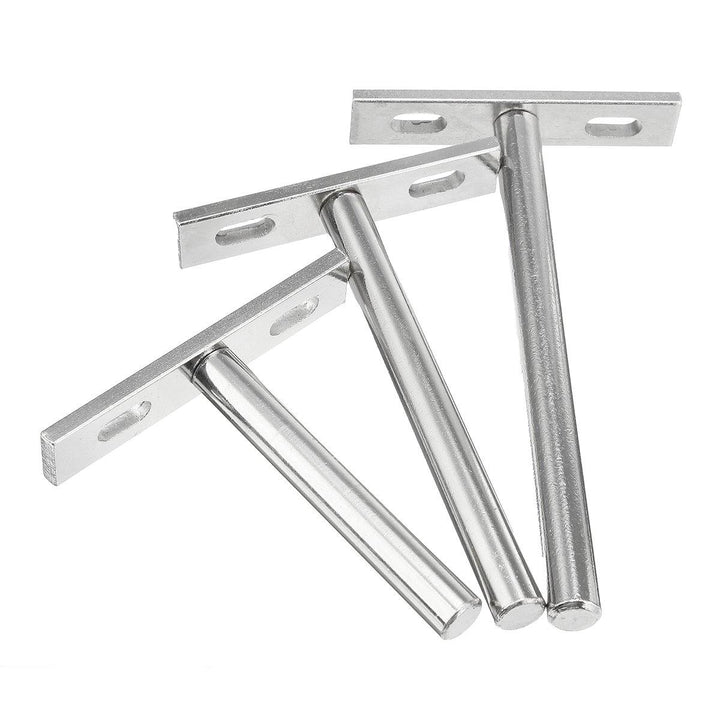 10Pcs Concealed Floating Hidden Shelf Support Metal Brackets 3/4/5 Inch - MRSLM