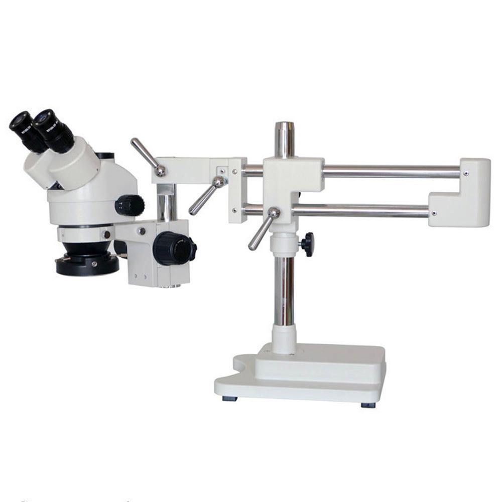 3.5X 7X 45X 90X Double Boom Stand Zoom Simul Focal Trinocular Stereo Microscope+41MP Camera Microscope For Industrial PCB Repair - MRSLM