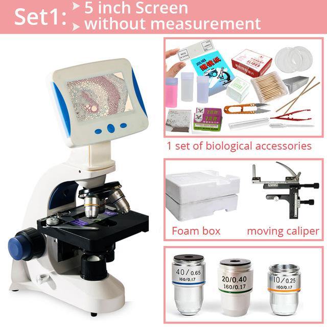 2000X Professional Biological Microscope Sperm Observation Livestock Aquaculture Special All-in-one Microscopio - MRSLM