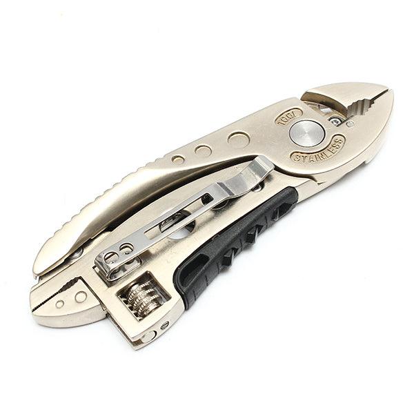 Golden Multitool Adjustable Wrench Jaw+Screwdriver+Pliers Multitool Set - MRSLM