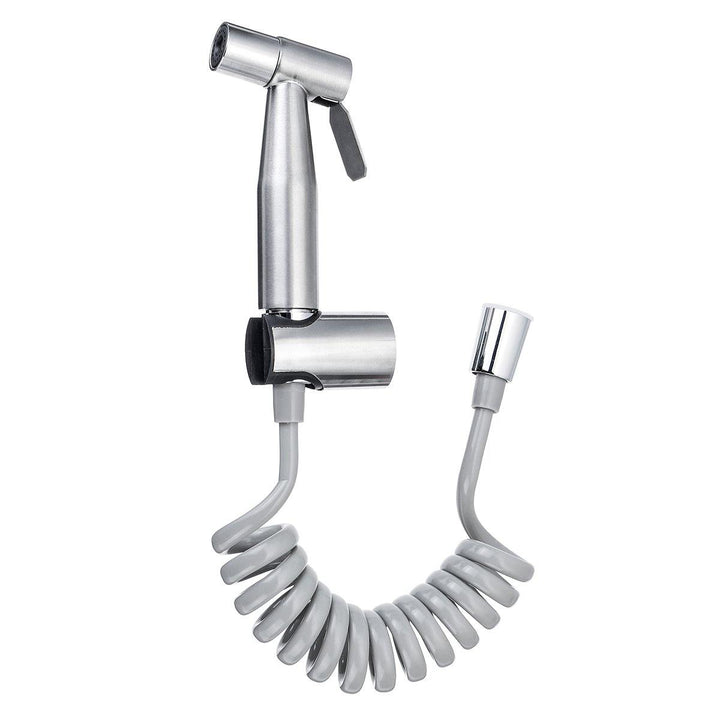 Toilet Bidet Sprayer Stainless Steel Hand Held Shattaf Bathroom Shower Head 1.5M/2M Hose - MRSLM