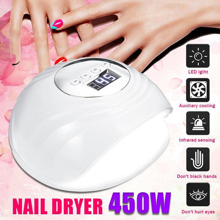 ABS Nail Lamp LED Phototherapy Machine Smart Sensing 39 AC110-220V - MRSLM