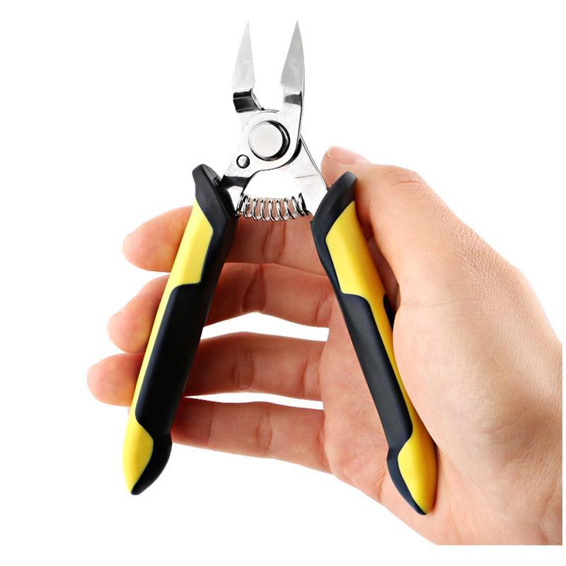 TS-140 5inch Mini Electrical Wire Cable Plier Cutter Cutting Side Snips Flush Nipper Wire Stripper Hand Tools Micro Shears - MRSLM