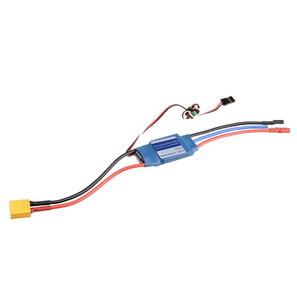 Volantex Easy-Plug 30A 2-3S Brushless ESC With XT60 Plug For 742-5 RC Airplane - MRSLM