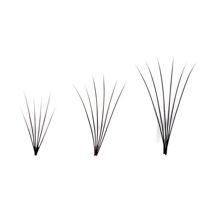 6D Black 6/8/10/12mm False Eyelash Individual Eyelashes Extension Cluster Kit Grafting Eyes Lashes - MRSLM