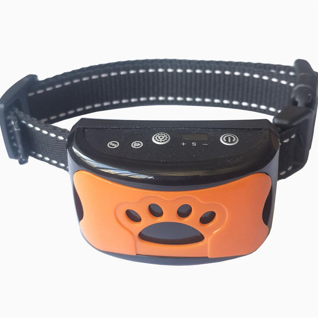 Dog Training Collar Anti Bark Electric Shock Vibration Remote With Customized Audio Commands for Pet Dog Training Collar - MRSLM