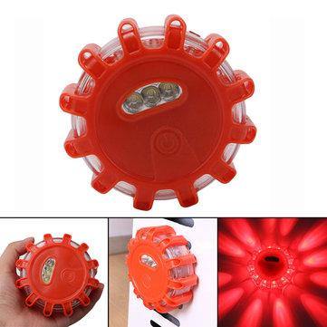 LED Roadside Safety Car Boat Truck Emergency Flare Warning Flashlight Disc Beacon - MRSLM