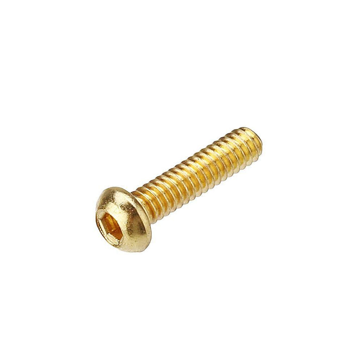 Suleve™ M3AH2 50Pcs Titanium Plated M3 Hex Socket Button Head Screws Alloy Steel 12.9 Grade Screw Bolt 5-20mm - MRSLM