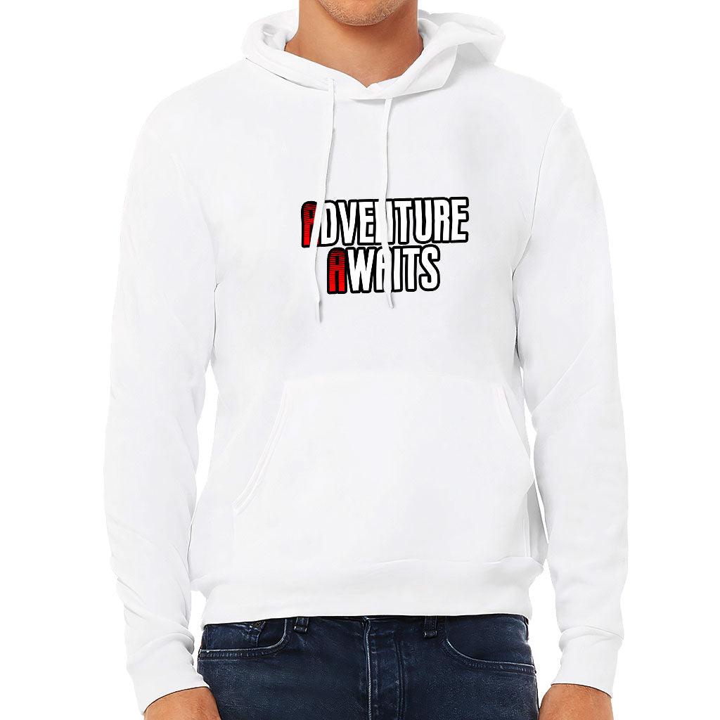 Adventure Awaits Sponge Fleece Hoodie - Inspirational Hoodie - Cool Hooded Sweatshirt - MRSLM