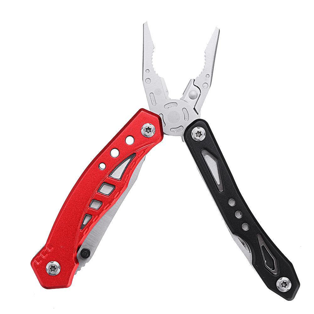 Multifunctional Tools Outdoor Survival Camping Tool Plier Cable Cutter Screwdriver Can Bottle Opener - MRSLM