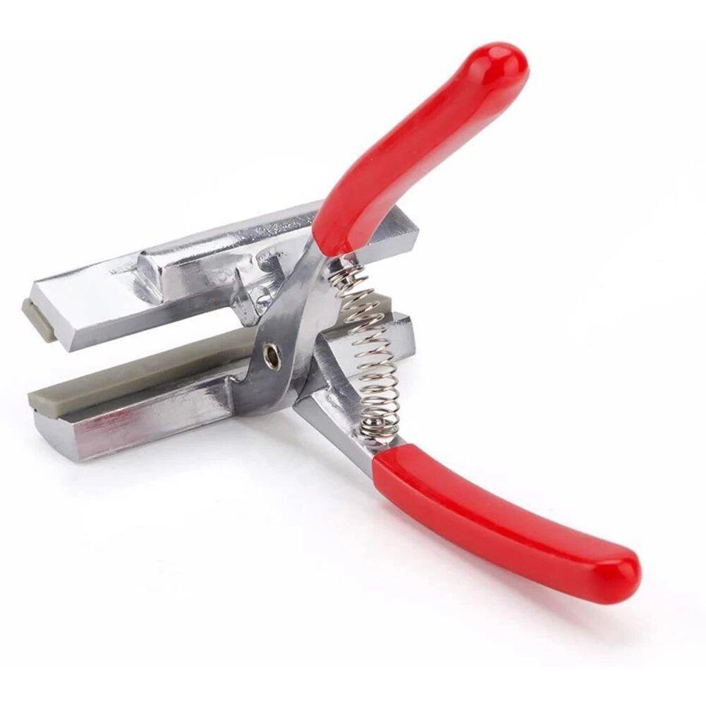 PaintingTools 12CM Wide Alloy Canvas Stretch Spring Handle Oil Painting Pliers with Red Handle Printing Cloth Pliers - MRSLM