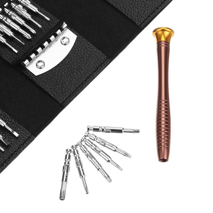 25Pcs Multi-purpose Precision Screwdriver DIY Screw Driver Repairtools - MRSLM