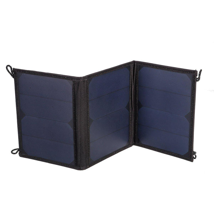 Sunpower 30W 5V Foldable Solar Panel Charger USB Solar Power Bank for Camping Hiking - MRSLM