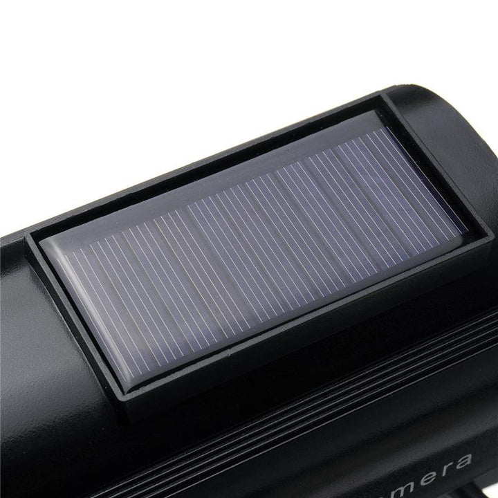 Solar Power Camera CCTV Realistic Dummy Security Cam Blinking Outdoor - MRSLM