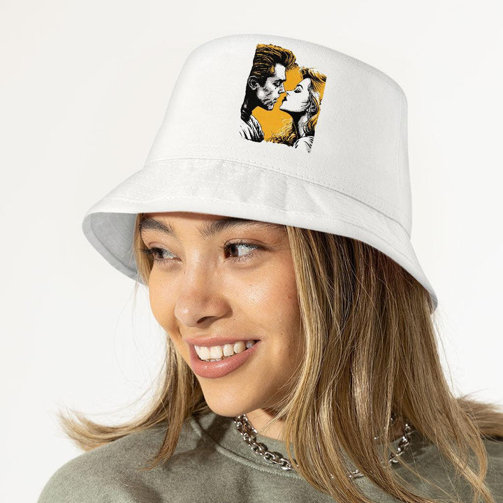 Bright Graphic Bucket Hat - Love Themed Hat - Unique Bucket Hat - MRSLM