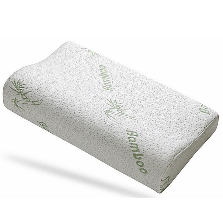 30x50cm Soft Memory Foam Pillow Bamboo Fiber Slow Rising Rebound Space Memory Sleeping Pillow - MRSLM