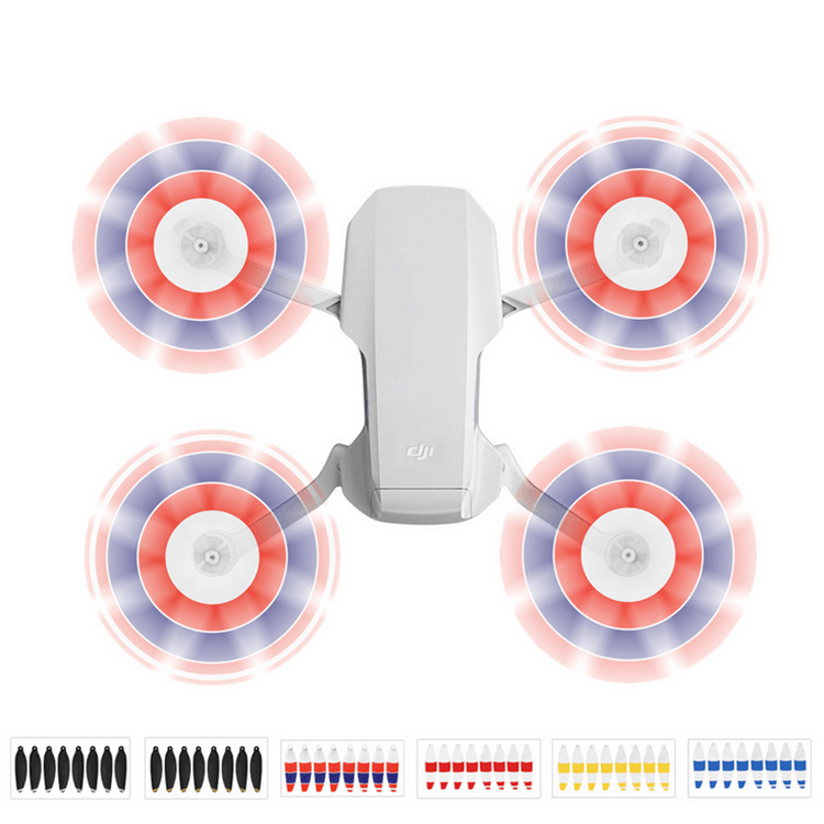 Sunnylife Colorful 4726F Quick-Release Low-Noise Foldable Propeller Props Blade Set 8Pcs for DJI Mavic Mini RC Drone - MRSLM