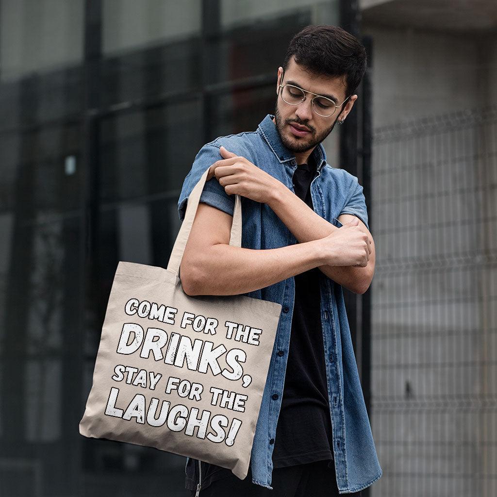 Funny Quote Small Tote Bag - Funny Saying Shopping Bag - Cool Design Tote Bag - MRSLM