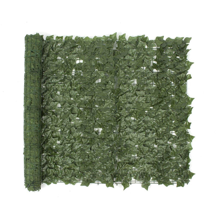 1*3m Artificial Ivy Leaf Fence Green Garden Yard Privacy Screen Hedge Plants Decorations - MRSLM