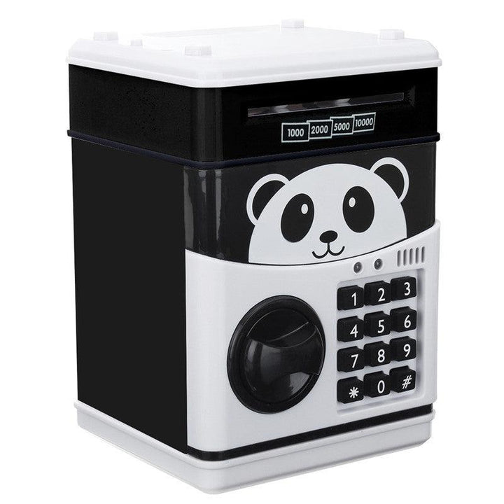 Coins Saving Box Bank Safe Box Automatic Deposit Banknote Christmas Gift Panda Electronic Piggy Bank ATM Password Money Box Cash - MRSLM