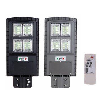 90W Super Bright Waterproof Solar Street Lights Flood Light LED Parking Lot Lights with Remote,Dusk to Dawn PIR Motion Sensor Outdoor Commercial Area Road Garden Yard Lighting - MRSLM