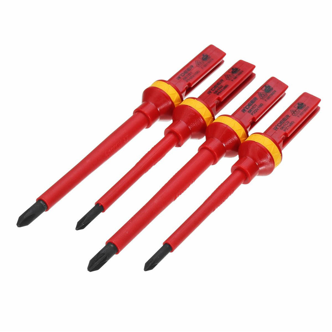 13Pcs 1000V Electronic Insulated Screwdriver Set Phillips Slotted Torx CR-V Screwdriver Hand Tools - MRSLM