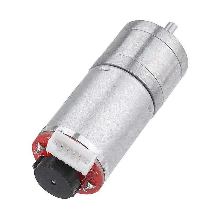 Machifit 25GA370 DC 12V Micro Gear Reduction Motor with Encoder Speed Dial Reducer - MRSLM