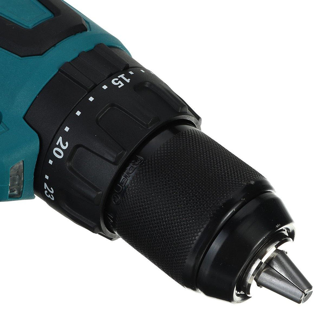 Dual Speed Brushless Impact Drill 10/13mm Chuck Rechargeable Electric Screwdriver for Makita 18V Battery - MRSLM